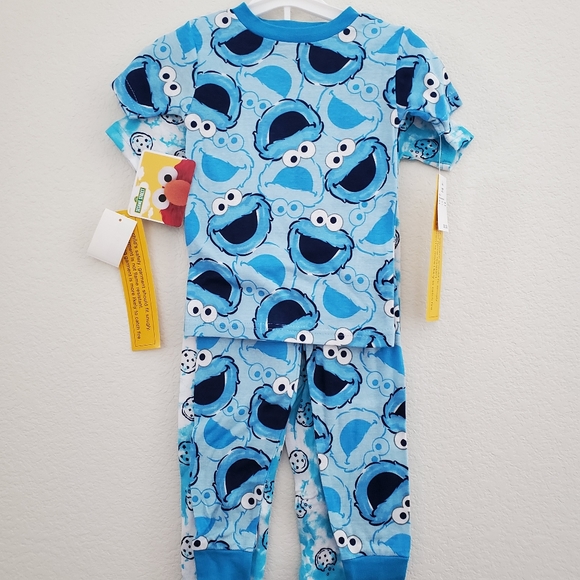 NWT Sesame Street 4 pc Toddler Pajama Set - Picture 3 of 4